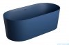 Omnires Ovo M+ wanna wolnostojąca z przelewem 160 x 75 cm midnight blue mat OVO160WWZPMB